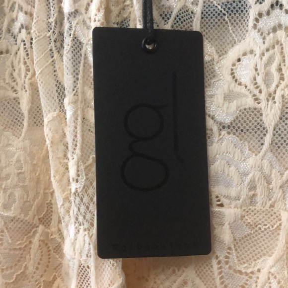 Lace High Neck Blouse Size XS - Picture 5 of 7